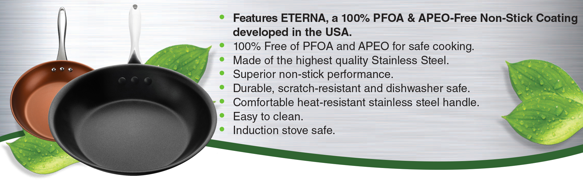 omelet pan; ceramic pan; chef pan; nonstick pan; stir-fry pan; restaurant cookware