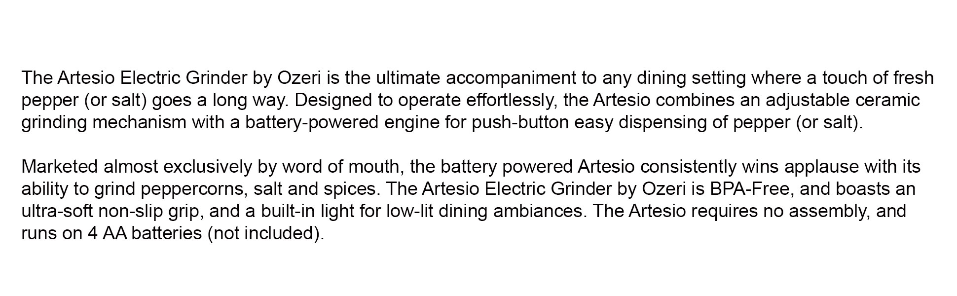 Ozeri Professional Series Ceramic Earth Pan, Hand Cast and Made in Germany