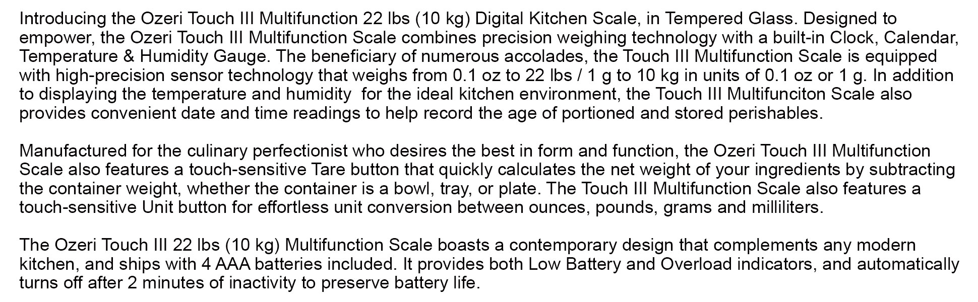 Ozeri Professional Series Ceramic  Pan, Hand Cast and Made in Germany