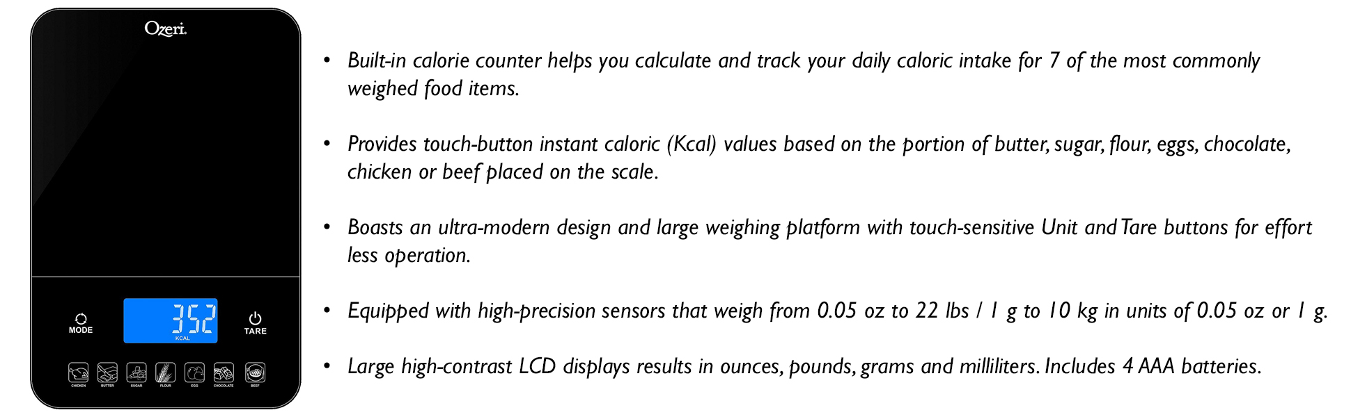 Ozeri Professional Series Ceramic  Pan, Hand Cast and Made in Germany