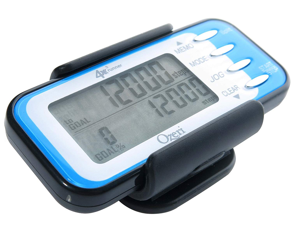 Ozeri 4x3runner Pocket 3D Pedometer and Activity Tracker