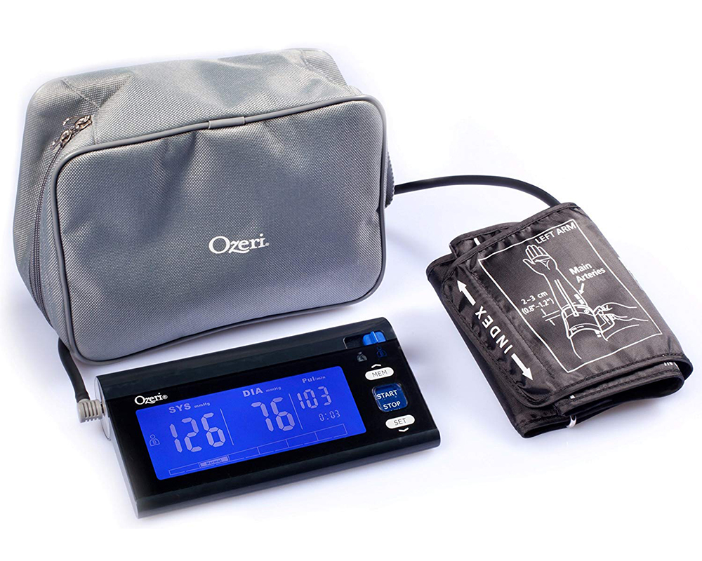 Ozeri CardioTech BP3T Upper Arm Blood Pressure Monitor With