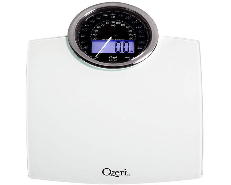 Details about   Ozeri Rev 400 Lbs 180 Kg Bathroom Scale With Electro-Mechanical Weight Dial An 