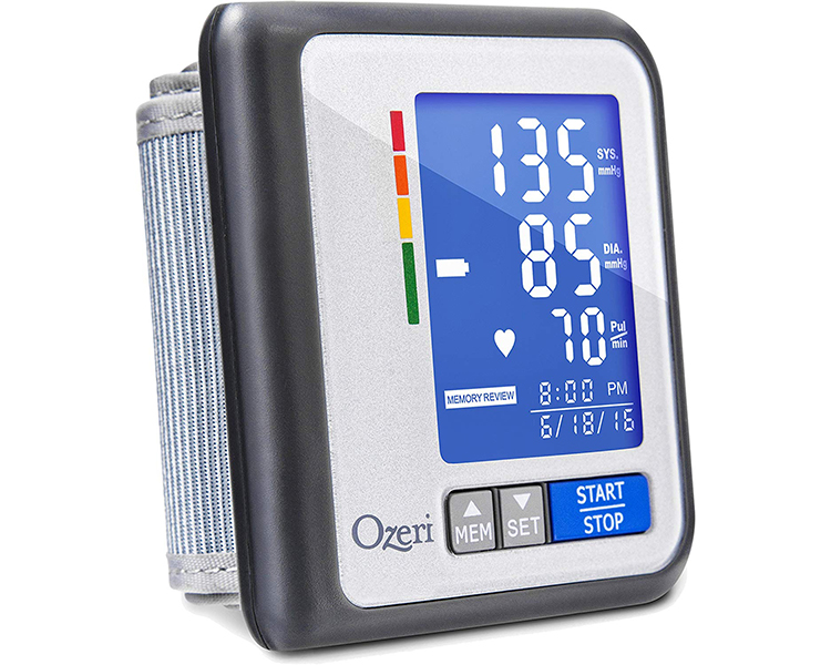  Ozeri CardioTech Travel Series BP6T Rechargeable Blood Pressure  Monitor with Hypertension Indicator : Health & Personal Care