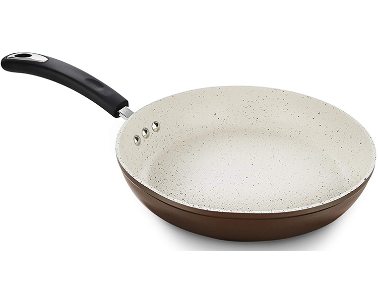 12 Stone Earth Frying Pan by Ozeri with 100% APEO & PFOA-Free Stone-Derived Non-Stick Coating from Germany