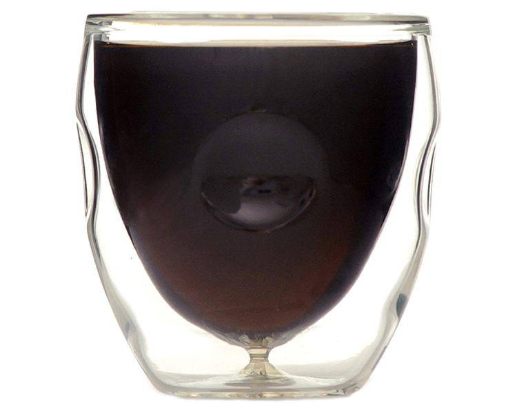 Ozeri Clear Curva Artisan Series Double Wall Beverage Glasses