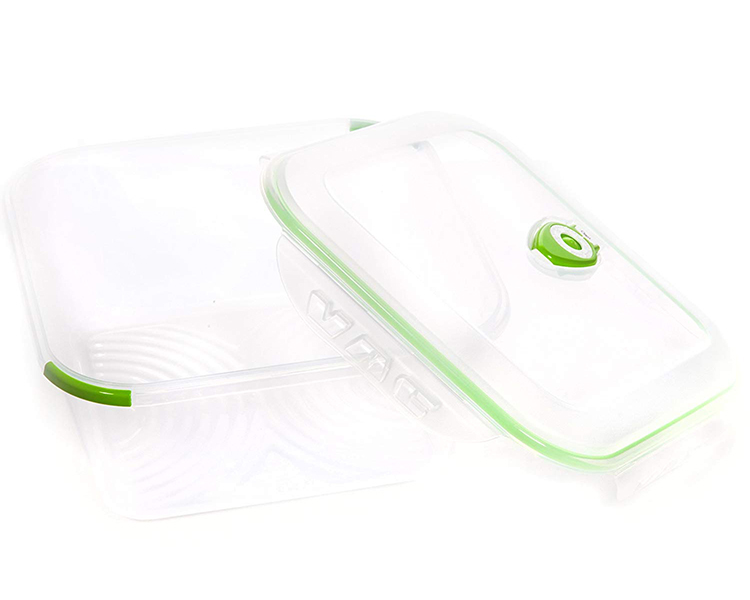 FoodSaver Vacuum Container Storage Box Size 1.8 Liters Clear Green