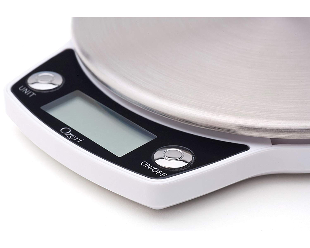 Ozeri ZK011 Precision Pro StainlessSteel Digital Kitchen Scale with Oversized