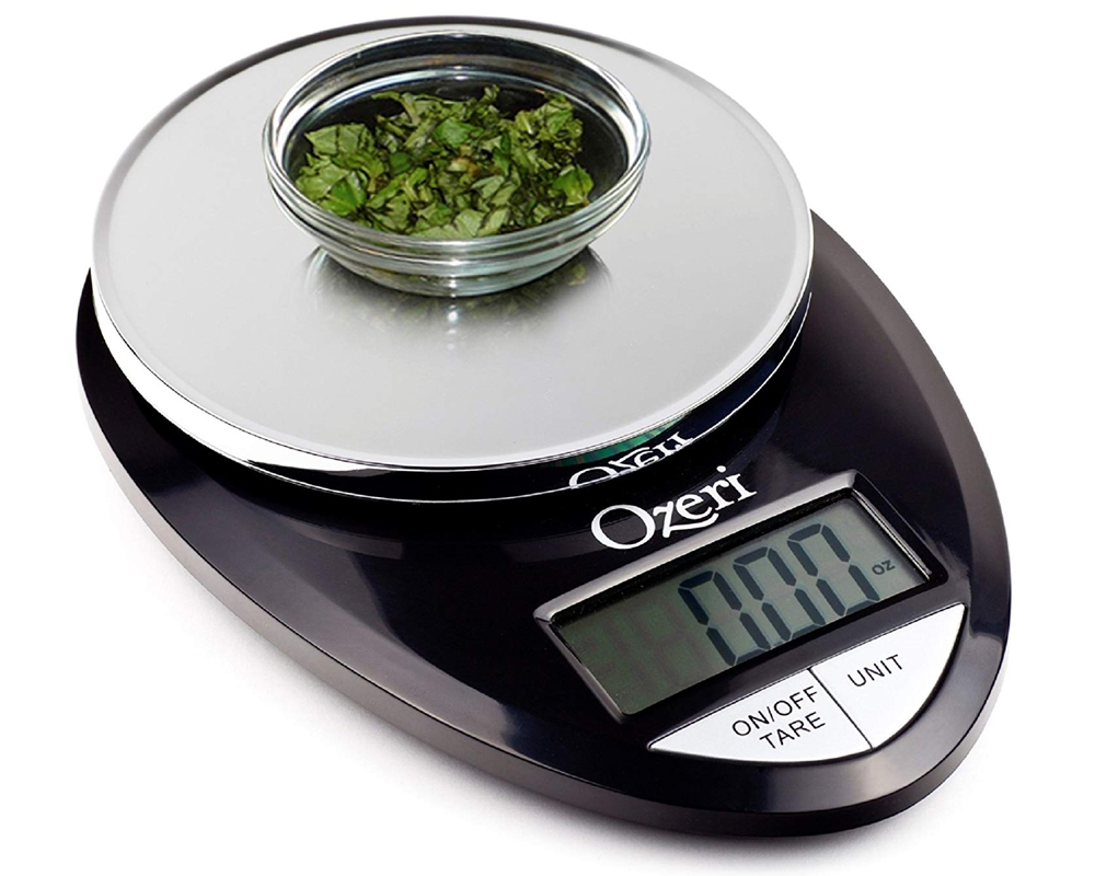 Ozeri Pro Digital Kitchen Food Scale, 1g to 12 lbs Capacity