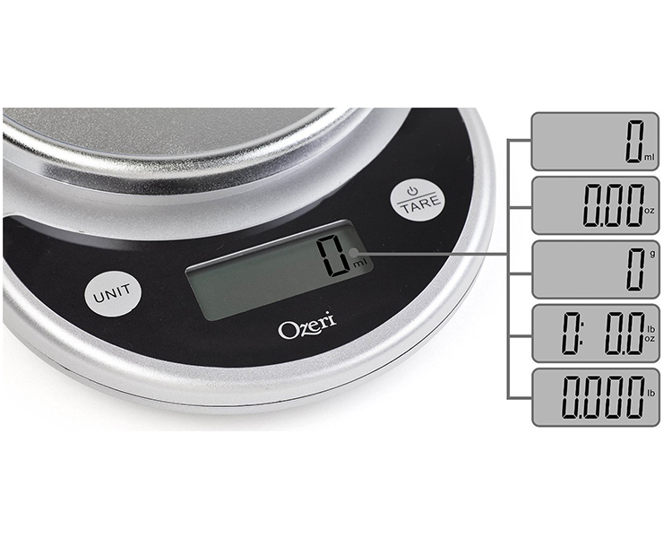 Yoncon - Báscula digital de cocina de alimentos mejorada, 105.82 oz/0.00 oz  de alta precisión que mide en gramos y onzas para cocinar, hornear, joyas