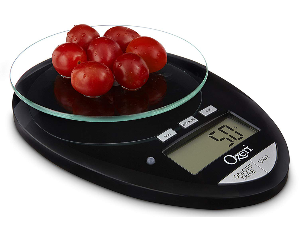 Ozeri Pro II Digital Kitchen Scale with Removable Glass