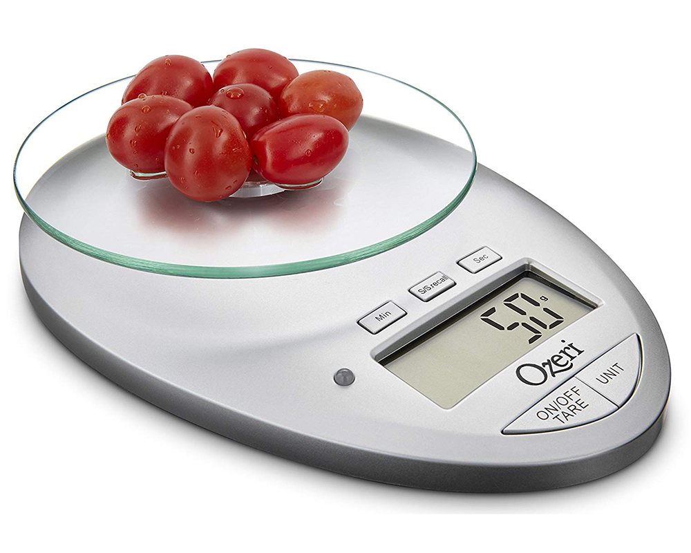 Ozeri Pro II Digital Kitchen Scale with Removable Glass