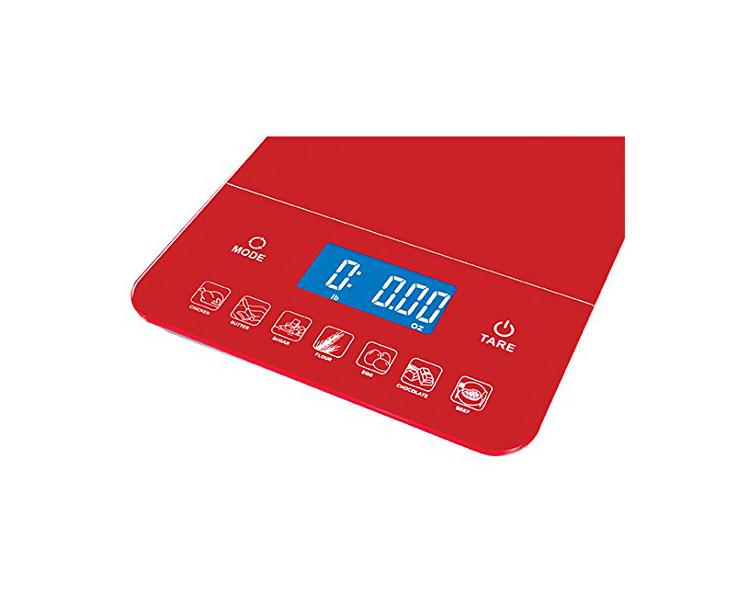 Ozeri Touch III Crystal Rose 22lb. Baker's Kitchen Scale with