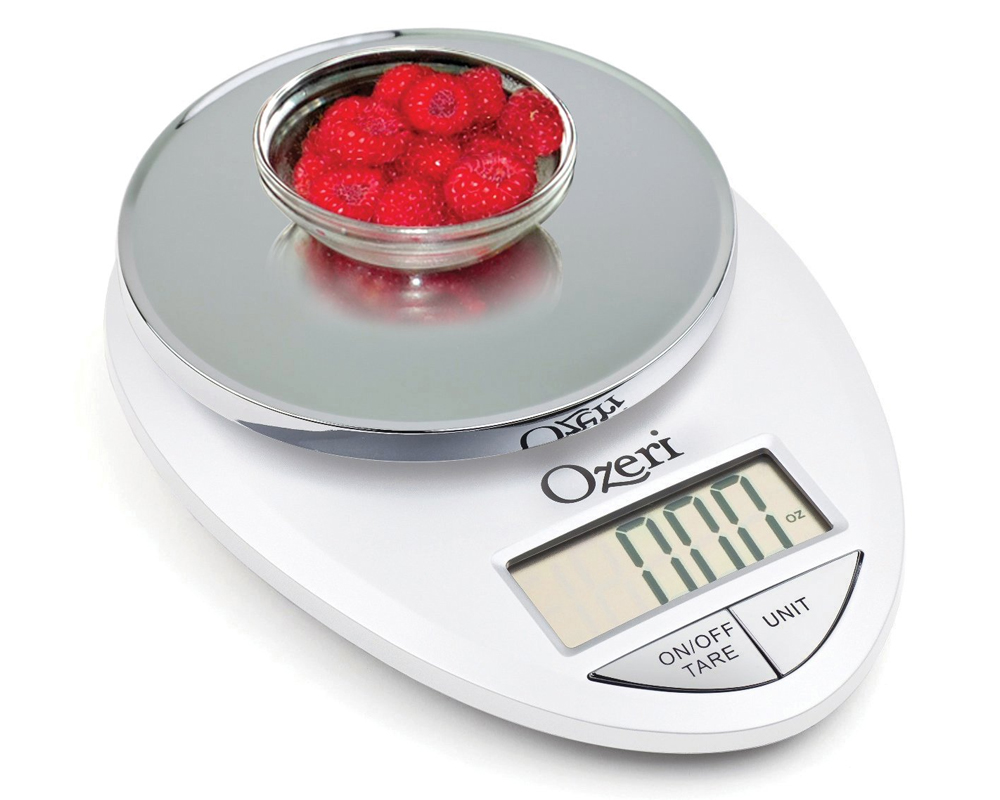 Ozeri.com : Ozeri ZK12-W Pro Digital Kitchen Food Scale, 1g/12 lb ...