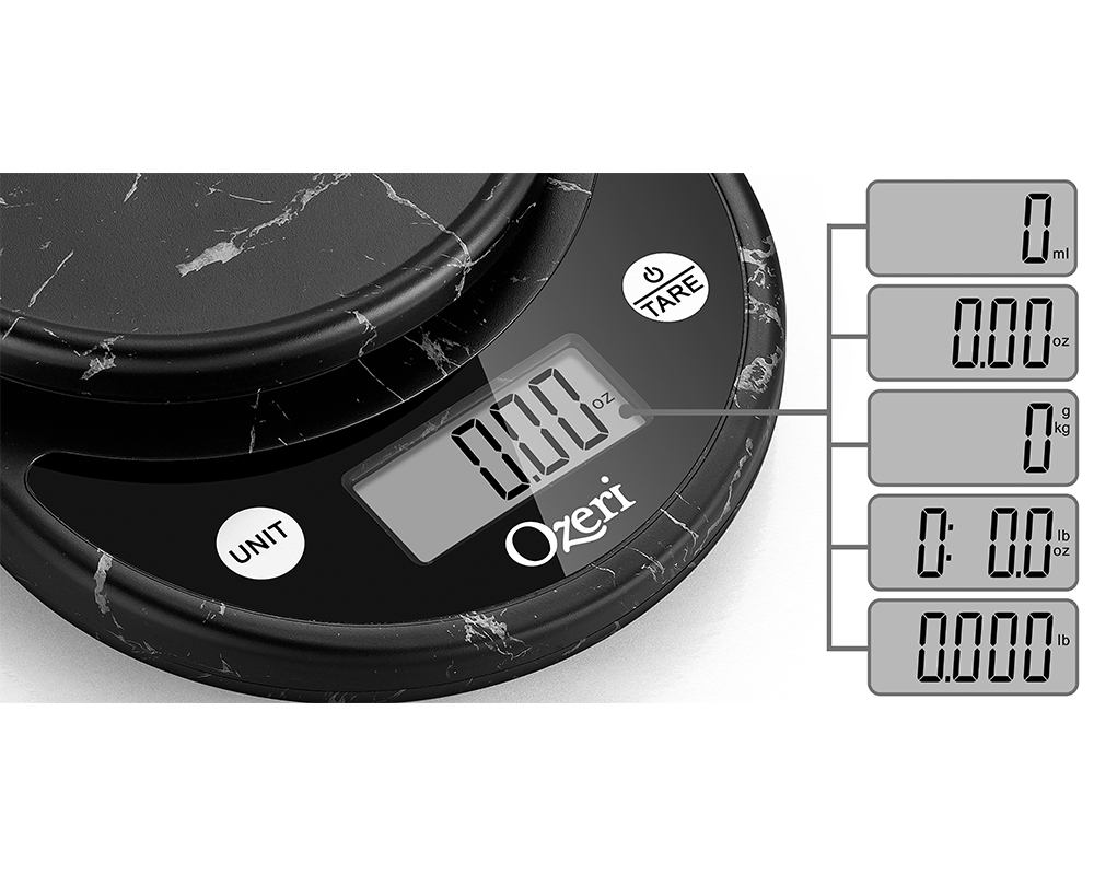 Ozeri ZK14NB Pronto Digital Multifunction Kitchen and Food