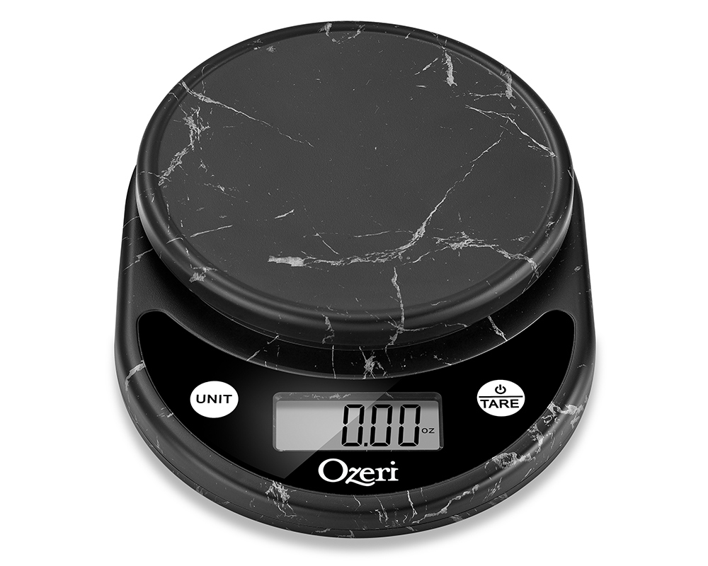 Ozeri ZK14NB Pronto Digital Multifunction Kitchen and Food Scale, Elegant Black
