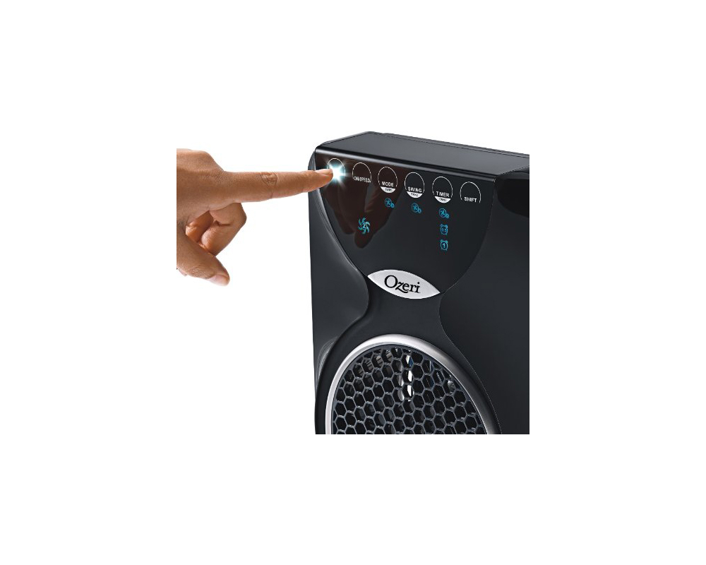 Ozeri 3x Tower Fan (44") with Passive Noise Reduction